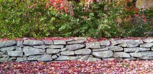 Stone Wall at Old Town Hall Complex courtesy of Susannah Carey