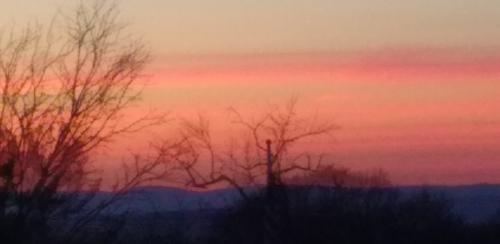 Sunset Looking Towards Amherst courtesy of Susannah Carey